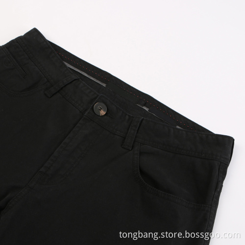 OEM Custom Elastic Cotton Woven Men's Pants